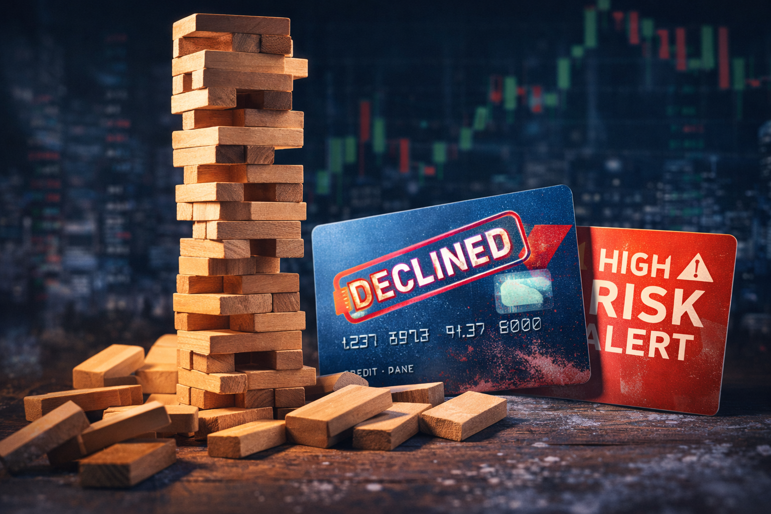 Payment problems start after growth, not before