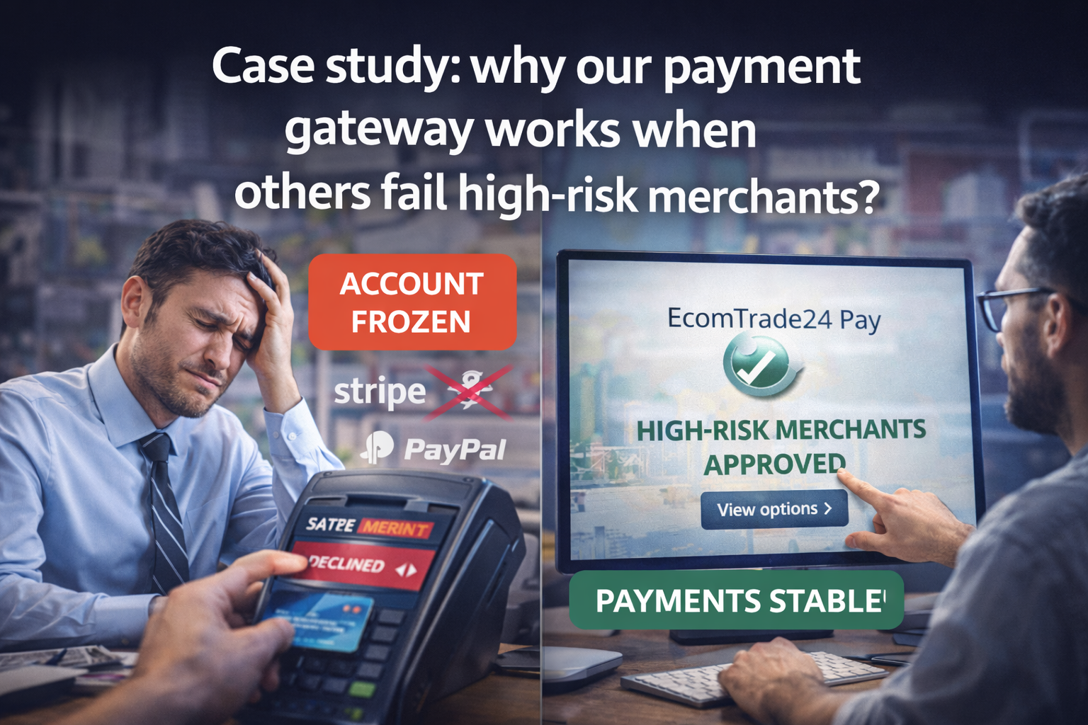 Case study: why our payment gateway works when others fail high-risk merchants