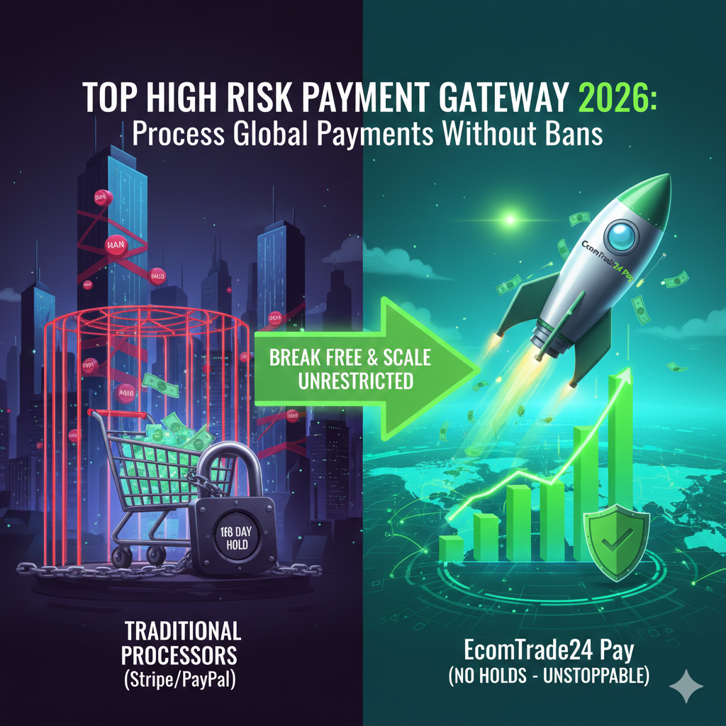 Top High Risk Payment Gateway 2026: Process Global Payments Without Bans
